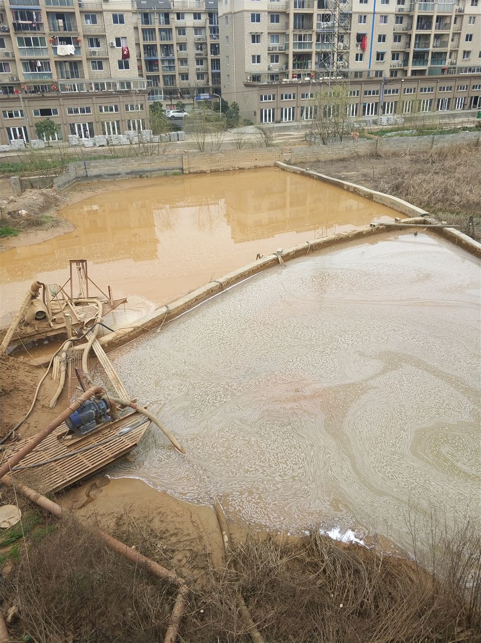 疏附沉淀池淤泥清理-厂区废水池淤泥清淤